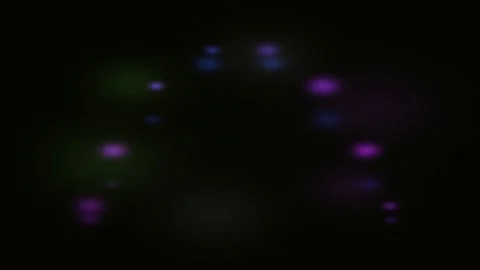 Abstract particles gradient animated background with citrus deep colors Stock Footage 332164489