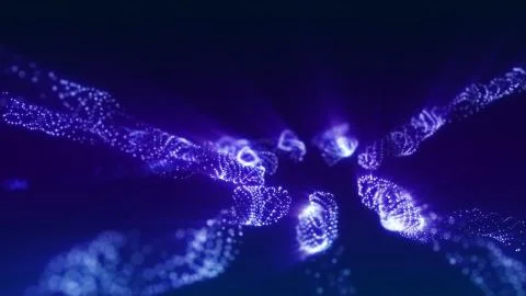 Abstract particles Illustration