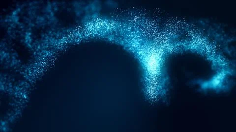 Abstract particles Illustration