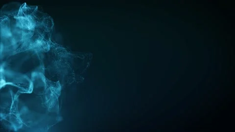 Abstract Particles Light Cloud Background Loop Stock Footage 156036755