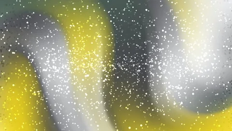 Abstract particles light dust sparkling background in green and yellow tones Видео 330310972