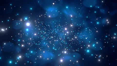 Abstract particles lights Christmas background Stock Footage 256157881