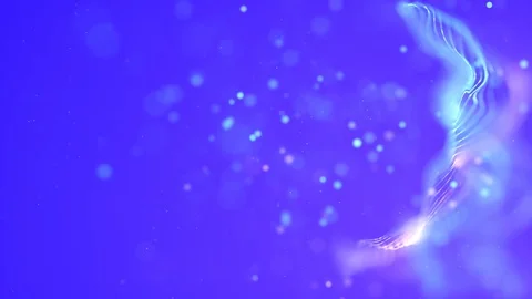 Abstract Particles Loop Background Animation Stock Footage 115902505