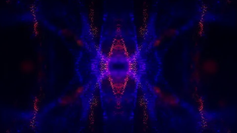 Abstract particles mandala Stock-Footage 140584829