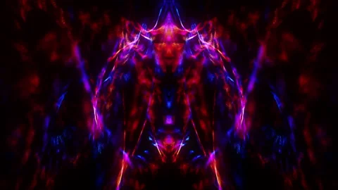 Abstract particles mandala 動画素材 140657412