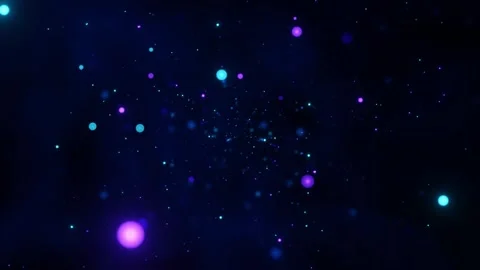 Abstract Particles Overlay – Glowing Light Dust Effect Video stock 316413894