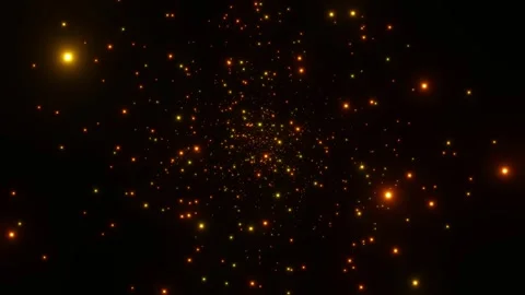 Abstract Particles Overlay – Glowing Light Dust Effect Video stock 316413911