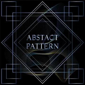 Abstract particles pattern Illustrazione stock