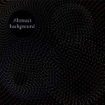 Abstract particles pattern Stock Illustration