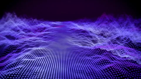 Abstract Particles Road Stock Footage 253187049