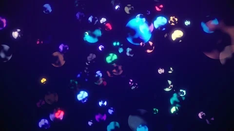 Abstract particles screensaver Stock-Footage 119730987