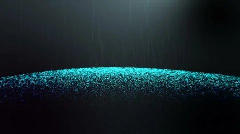 Abstract Particles Space Illustrazione stock