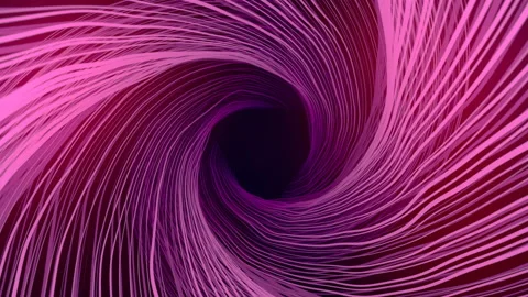 Abstract particles spiral tunnel. Digital animation. 3d rendering. 4K, UHD Stock Footage