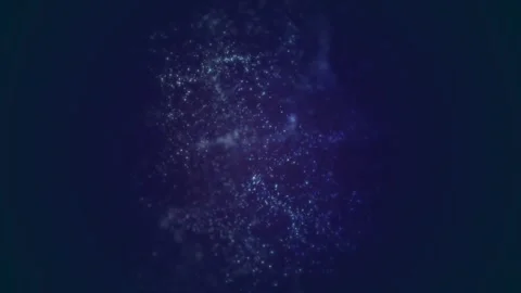 Abstract Particles Spirals Galaxy Dark Purple Background Stock Footage 280248860