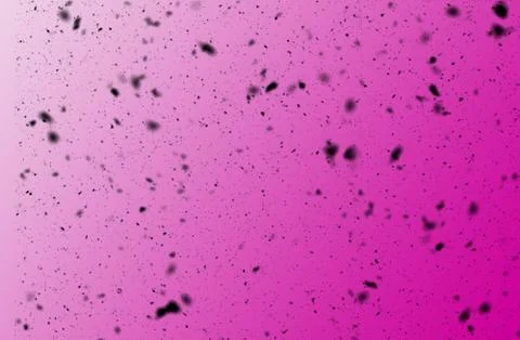 Abstract Particles Stains On Purple Gradient Background Illustrazione stock