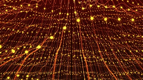 Abstract particles sting animation. Stock Footage 92163514