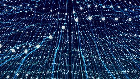 Abstract particles sting animation. Stock Footage 92163564