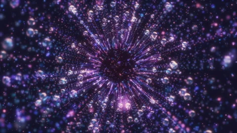 Abstract Particles Stream Stock Footage 244522149