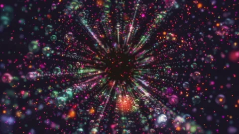 Abstract Particles  Stream Stock Footage 290779887
