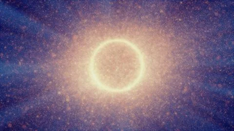 Abstract particles sun solar flare particles Stock Illustration