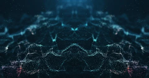 Abstract Particles Waving Background 스톡 동영상 247859452