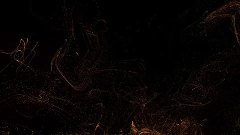 Abstract particles whirlwind Stock Footage 244970786