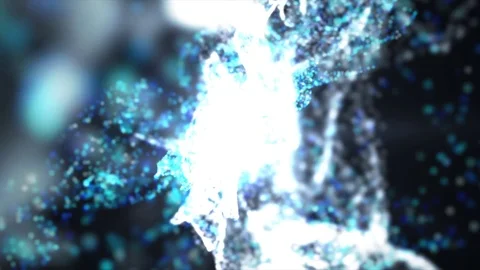 Abstract Particular through Vídeos de archivo 97697308