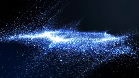 Abstract particules space background	 Stock Footage 104375324