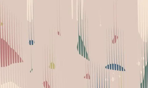 Abstract pastel background with vertical fluted glass texture, soft earth t.. Stock Illustration