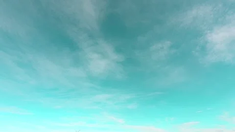 Abstract pastel blue sky white transparent cloud Stock Footage 244361085