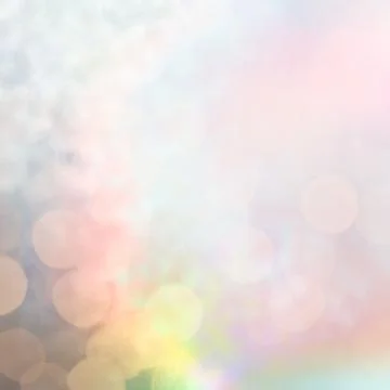 Abstract pastel bokeh pattern is spreading across flat design canvas blending Stock Photos
