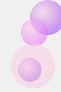 Abstract Pastel Bubbles Stock Photos