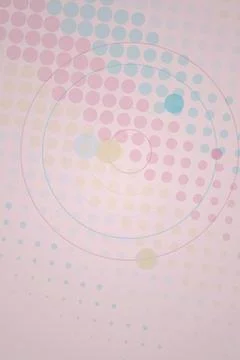 Abstract Pastel Circle Pattern Stock Photos