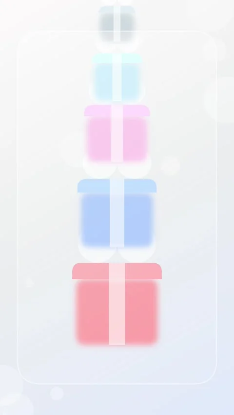 Abstract pastel color stack pattern background with geometric blocks Stock Footage 344931386