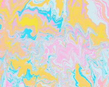 Abstract pastel colored backdrop made in liquid acrylic art technique. Pink Stock Illustration