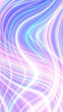 Abstract pastel-colored glowing waves forming a luminous soft grid pattern wi Stock Illustration