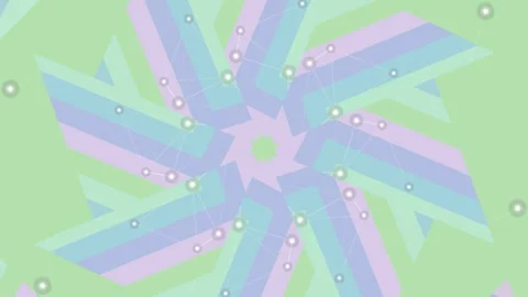 Abstract Pastel Colored Starburst Pattern Animation. 스톡 동영상 329927460