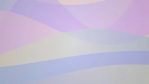 Abstract pastel colored waves with soft smooth shapes Stock Illustration