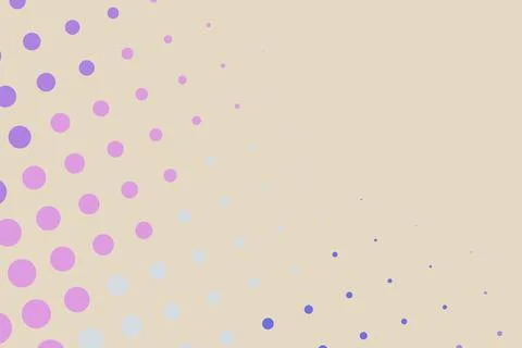 Abstract pastel dots pattern on beige background 스톡 일러스트