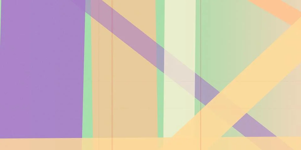 Abstract pastel geometric background with diagonal bands and soft gradients.. Stock Illustration