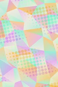 Abstract Pastel Geometric Pattern 스톡 일러스트