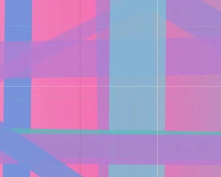 Abstract pastel geometric pattern in pink, purple, and blue with soft gradi.. 库存插图