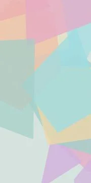 An abstract pastel geometric pattern with soft teal, pink, and lavender ton.. Stock Illustration