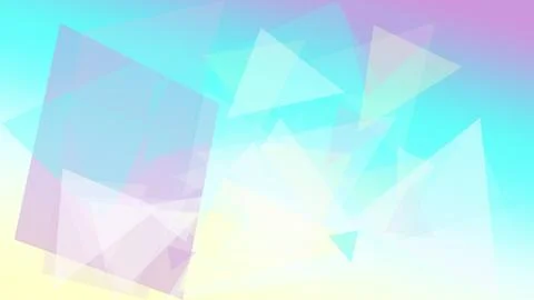 Abstract pastel geometric triangles create a soft, modern backdrop in dream.. Stock Illustration