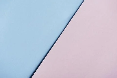 Abstract pastel geometry creative background light pink and blue. Stock Photos