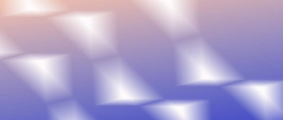 Abstract Pastel Gradient 3D Geometric Background | Purple Pink Vector Wallpaper Stock Illustration