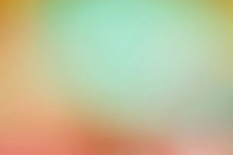 Abstract pastel gradient background with blend of orange, green and soft li.. Stock Photos