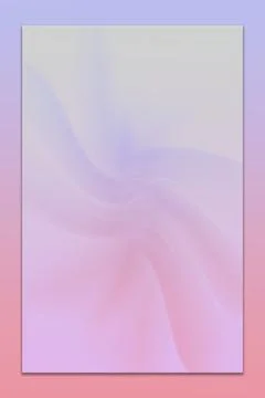 Abstract pastel gradient background with soft fluid waves Stock Illustration