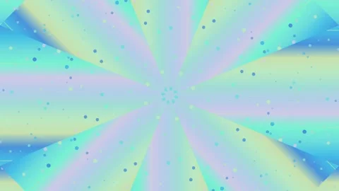 Abstract Pastel Holographic Rays with Floating Particles Animation Stock Footage 330564622