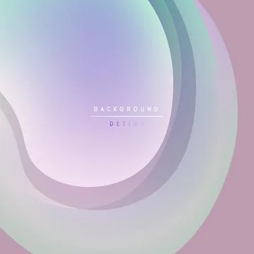 Abstract pastel layers create soft, flowing background. Subtle color gradients Illustrazione stock